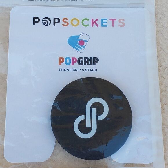 Poshmark PopSockets PopGrip Black and White - Picture 1 of 6